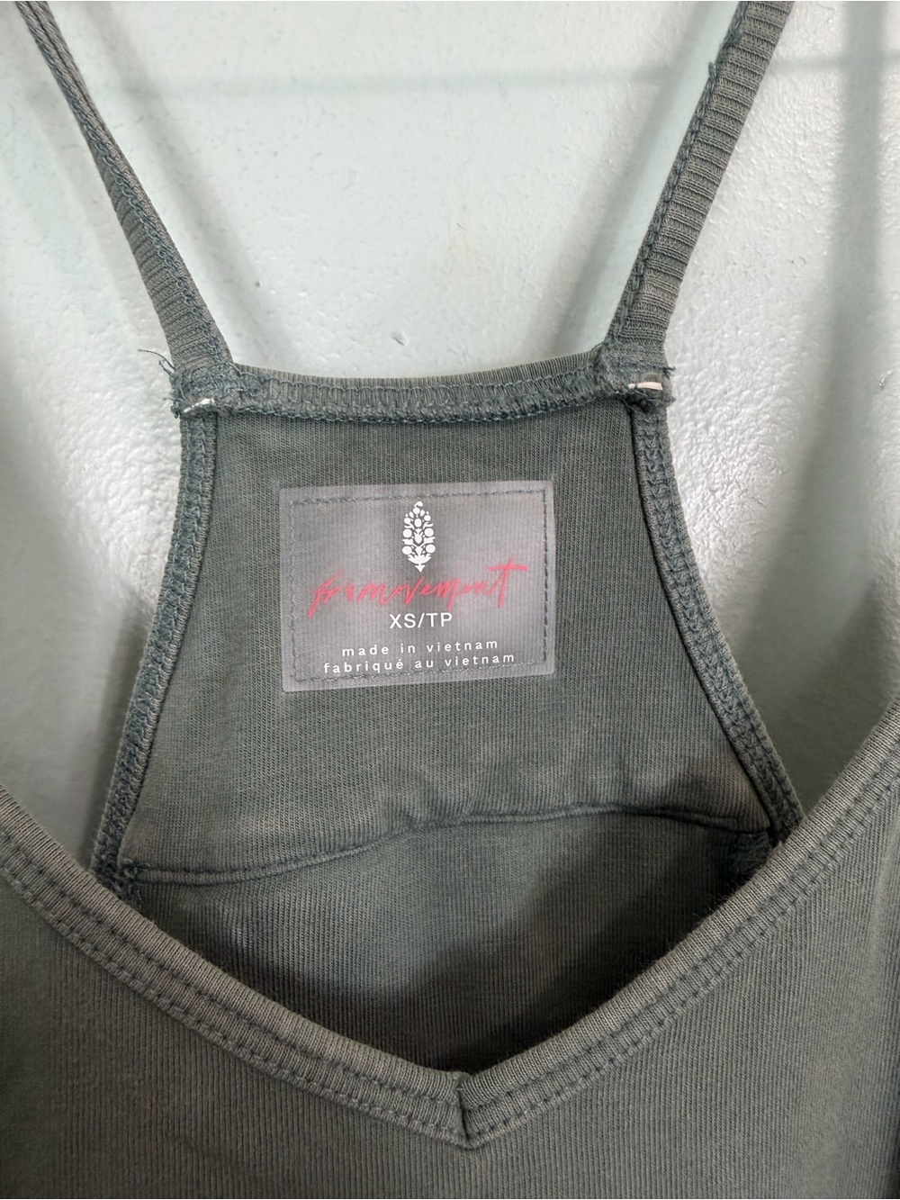 Free People Movement FP Hot Shot Onesie Sage Green Women Size XS One Piece - Picture 5 of 11